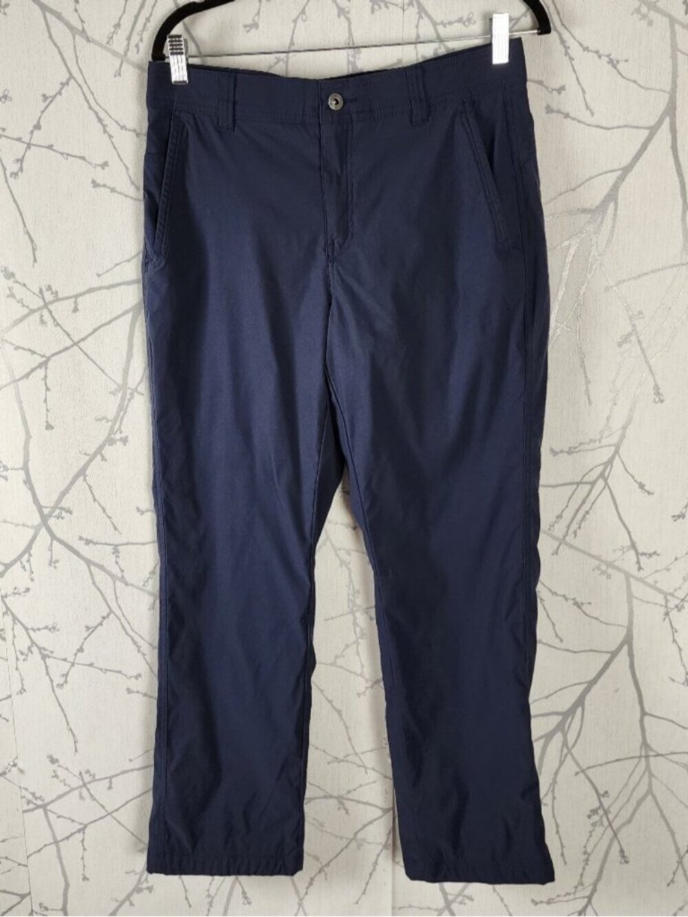 Eddie Bauer Navy Fleece Lined Hiking Pants